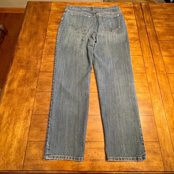 Gloria Vanderbilt Amanda Jeans Women's Sz 12 Denim Stretch Straight Leg S944-210 - Picture 3 of 10